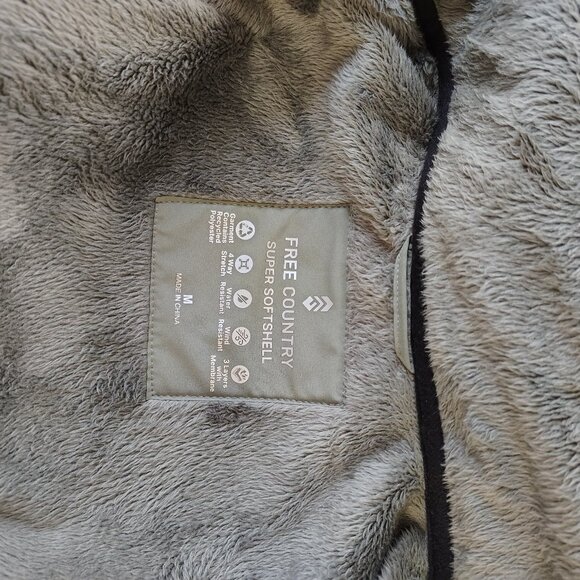 Free Country - Super Softshell Jacket with Detachable hood - Sage Green - Picture 5 of 6
